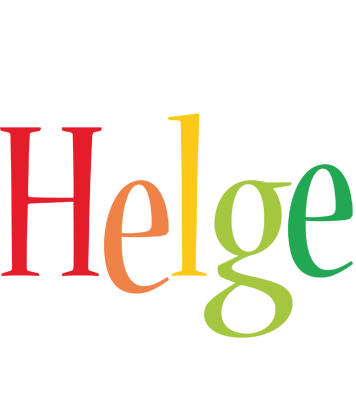Helge birthday logo