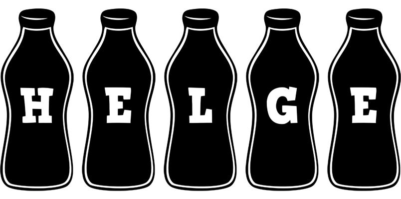 Helge bottle logo