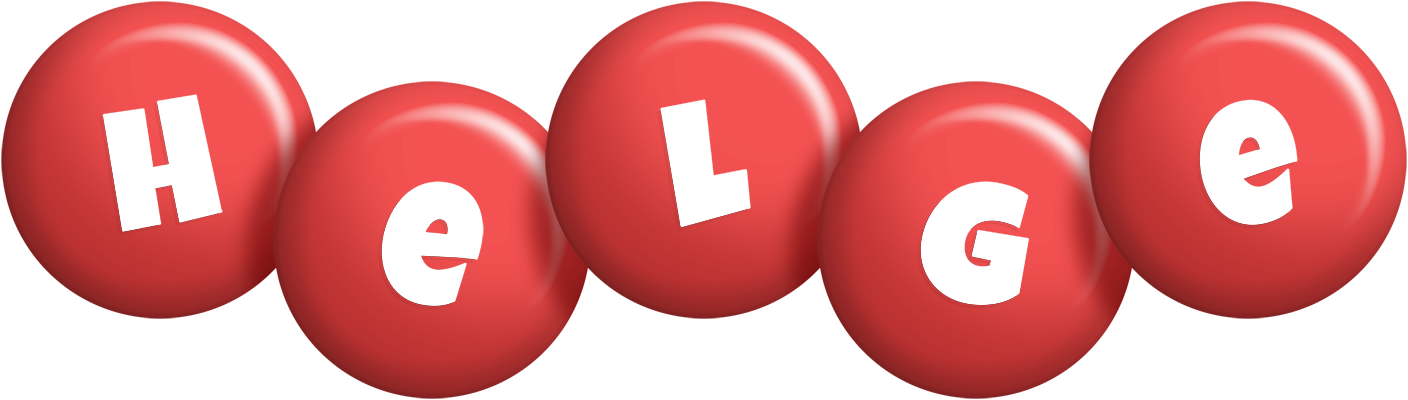 Helge candy-red logo