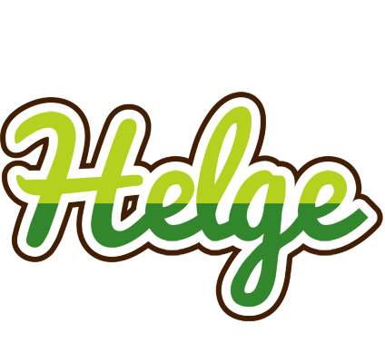 Helge golfing logo