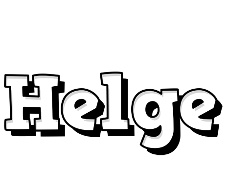 Helge snowing logo