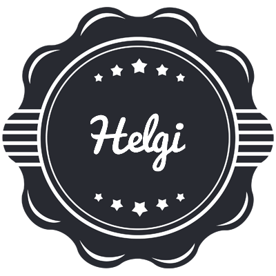 Helgi badge logo