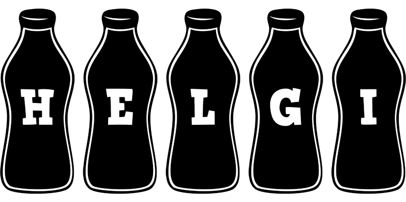 Helgi bottle logo