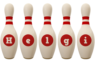 Helgi bowling-pin logo