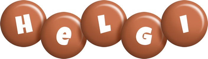 Helgi candy-brown logo