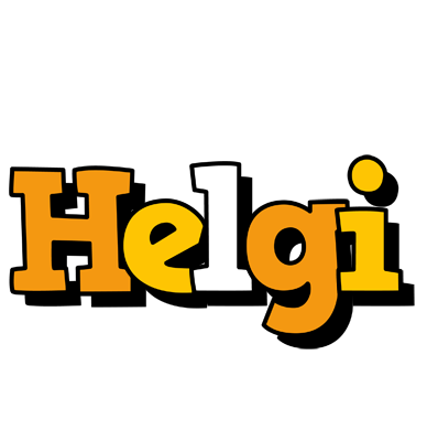 Helgi cartoon logo