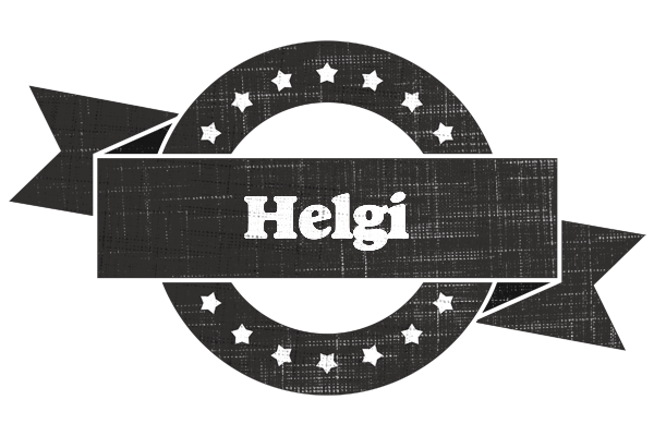 Helgi grunge logo