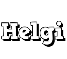 Helgi snowing logo