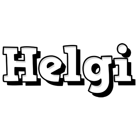 Helgi snowing logo