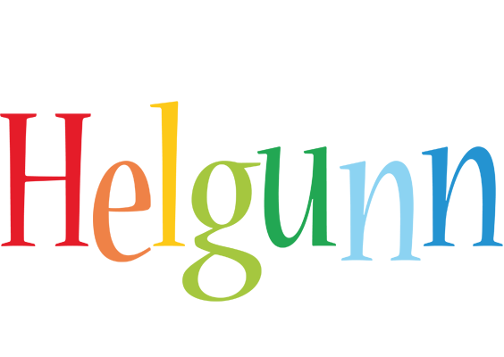 Helgunn birthday logo