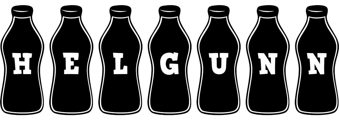 Helgunn bottle logo
