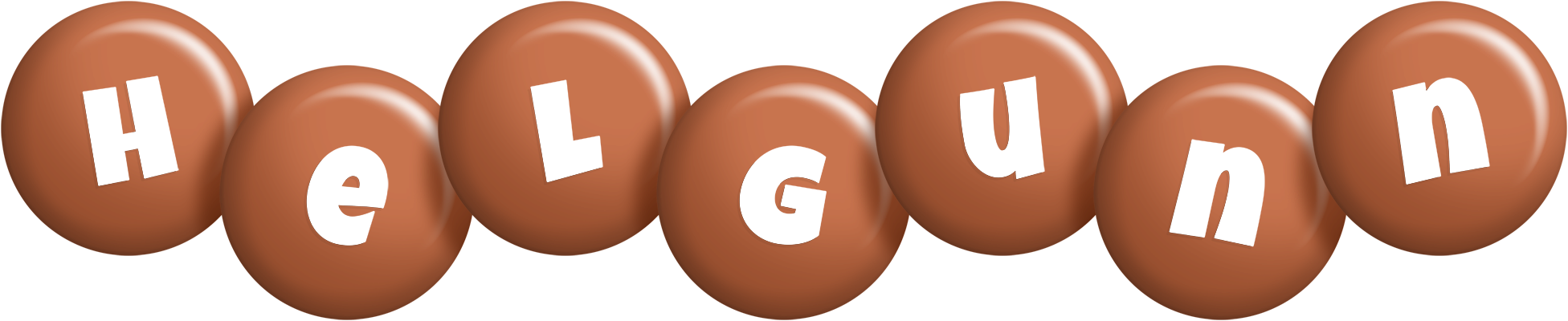 Helgunn candy-brown logo