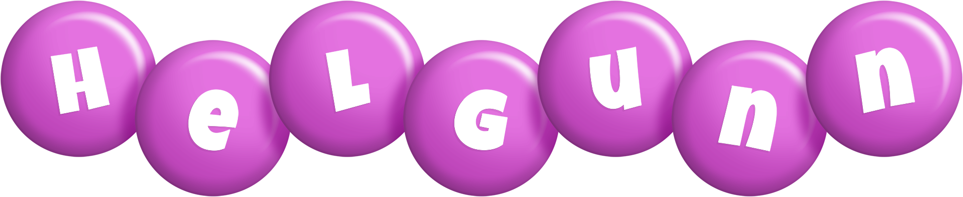 Helgunn candy-purple logo