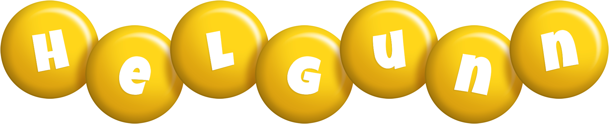 Helgunn candy-yellow logo