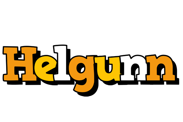 Helgunn cartoon logo