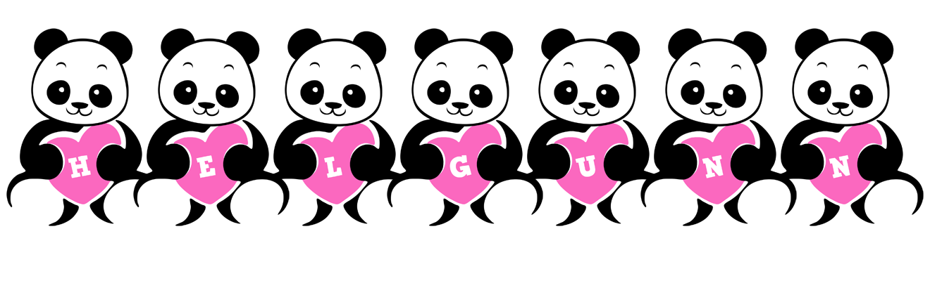 Helgunn love-panda logo