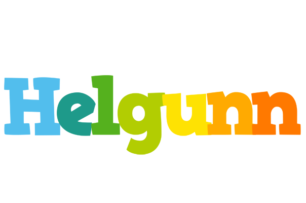 Helgunn rainbows logo