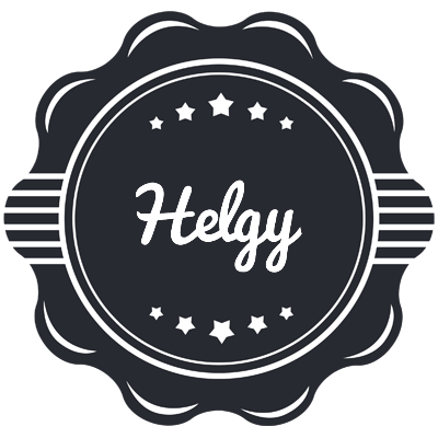 Helgy badge logo