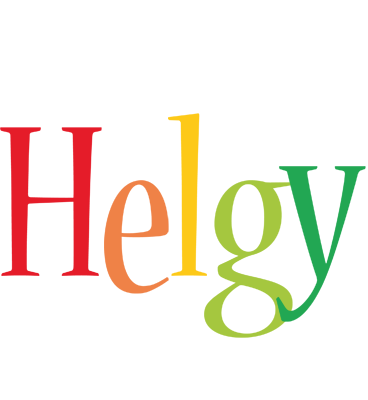 Helgy birthday logo