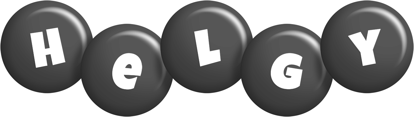 Helgy candy-black logo