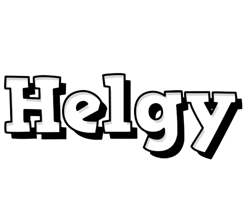 Helgy snowing logo