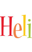 Heli birthday logo
