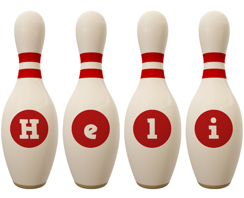 Heli bowling-pin logo