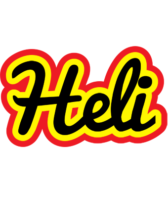 Heli flaming logo