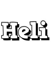 Heli snowing logo