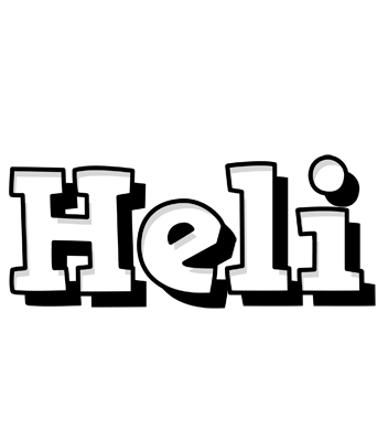 Heli snowing logo