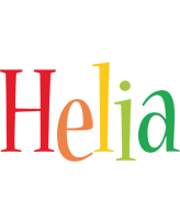 Helia birthday logo