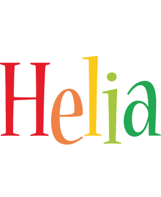 Helia birthday logo