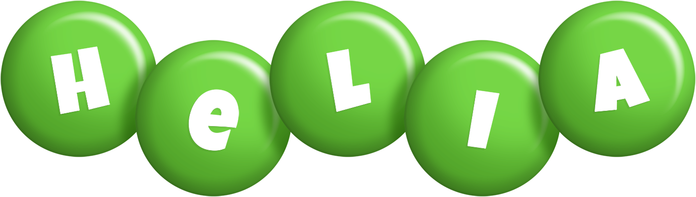 Helia candy-green logo