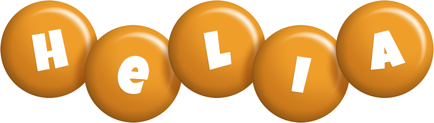 Helia candy-orange logo