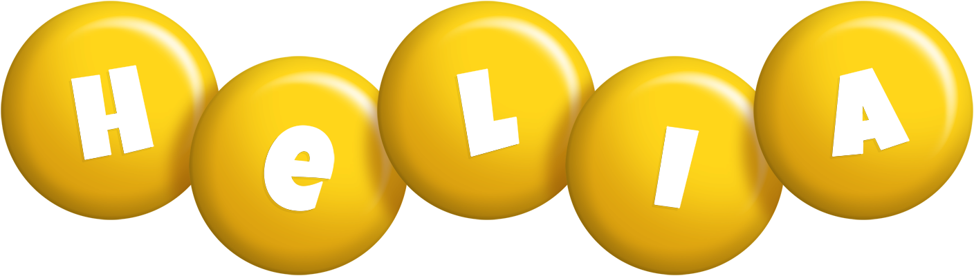 Helia candy-yellow logo