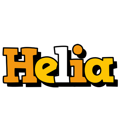 Helia cartoon logo