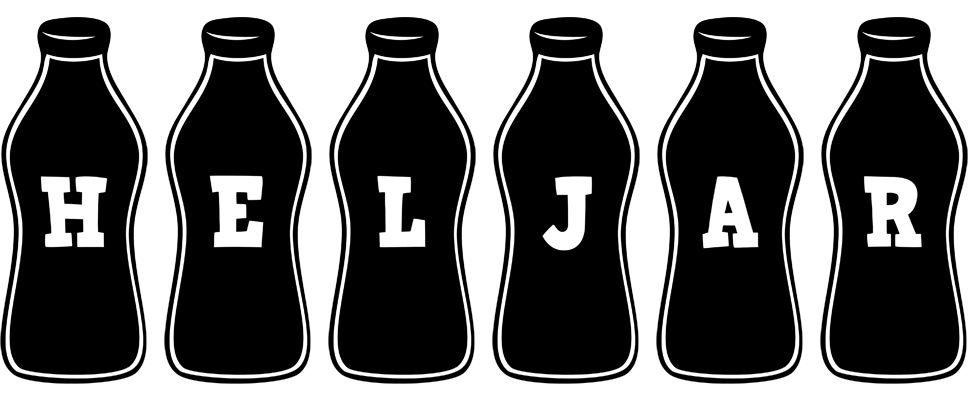 Heljar bottle logo