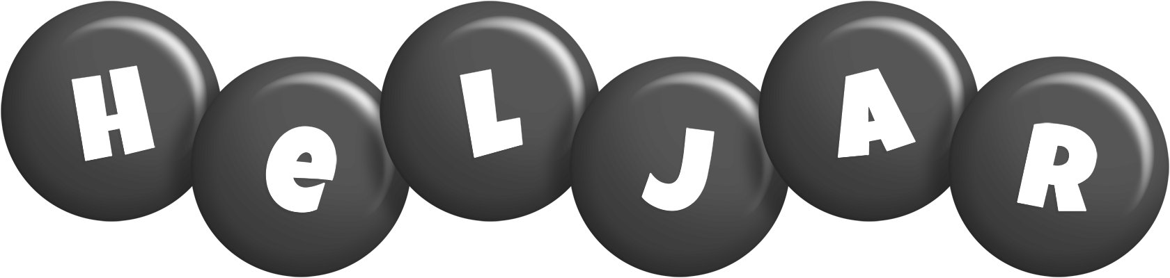 Heljar candy-black logo
