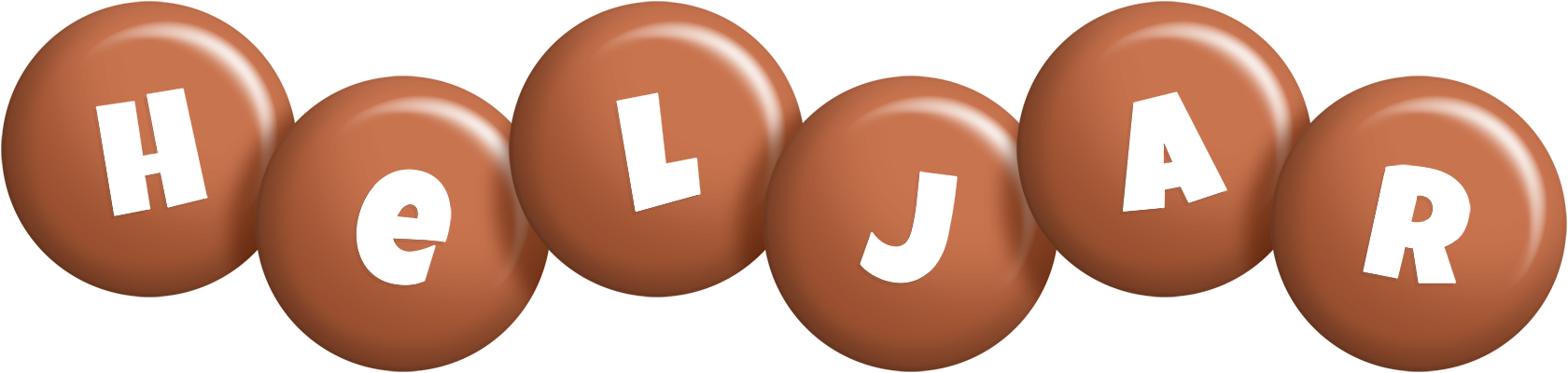 Heljar candy-brown logo