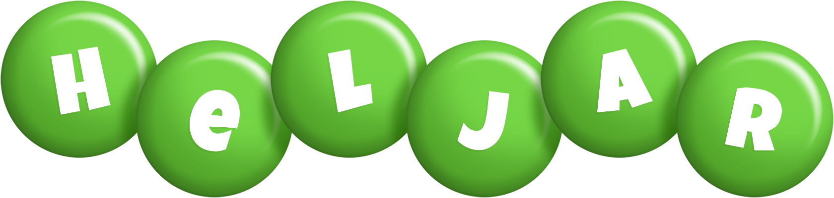 Heljar candy-green logo