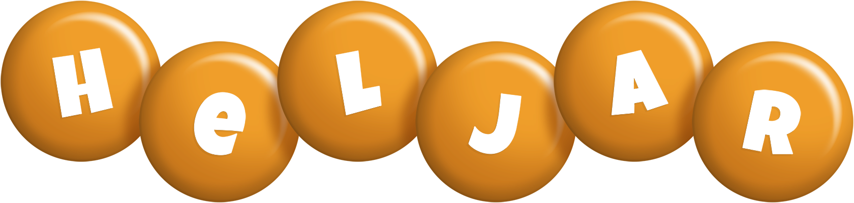 Heljar candy-orange logo