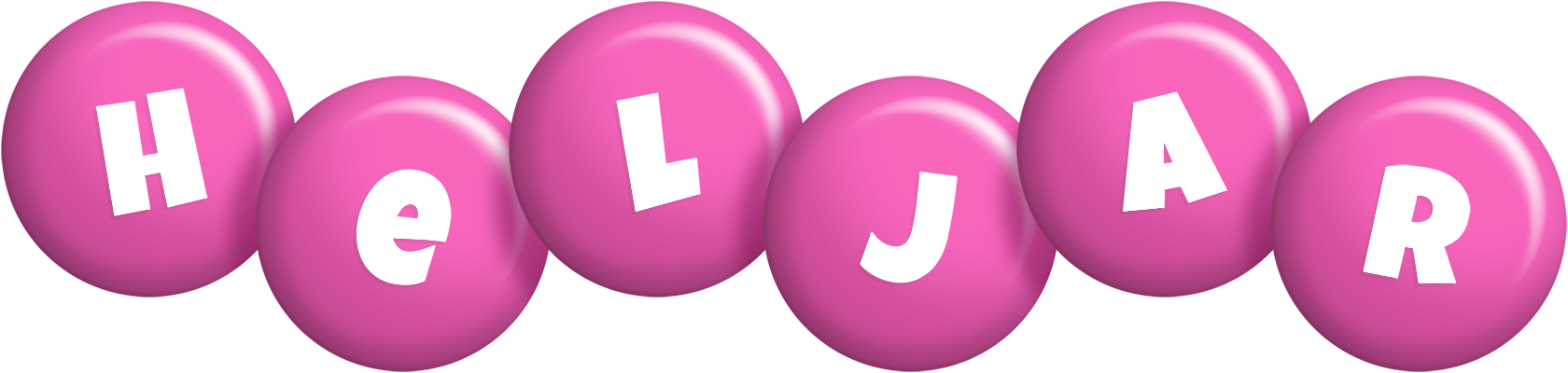 Heljar candy-pink logo