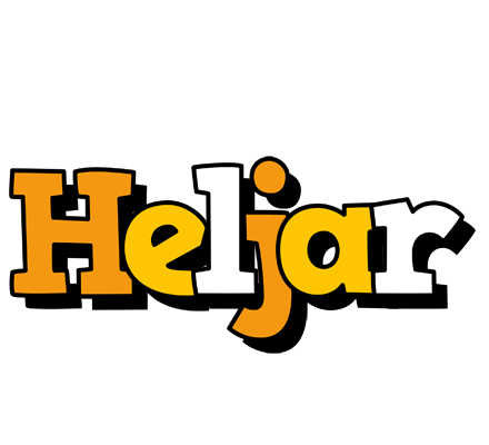 Heljar cartoon logo