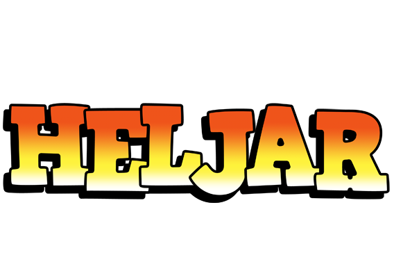 Heljar sunset logo