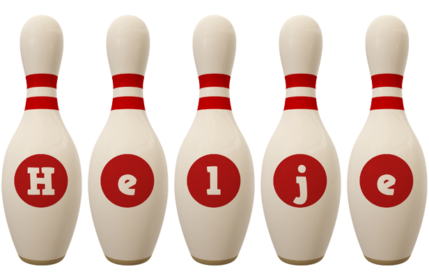Helje bowling-pin logo