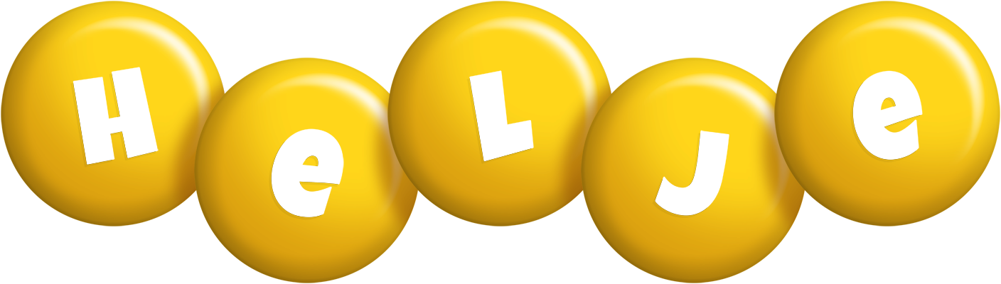 Helje candy-yellow logo