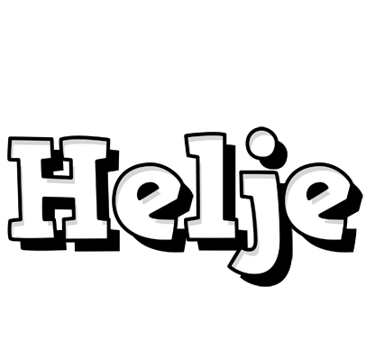 Helje snowing logo