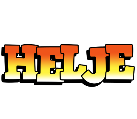 Helje sunset logo