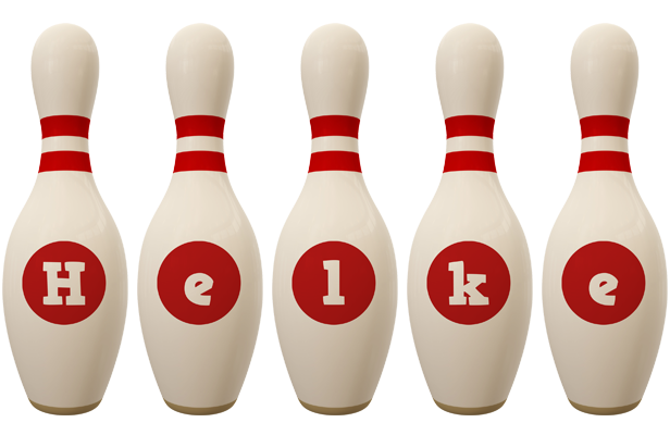 Helke bowling-pin logo