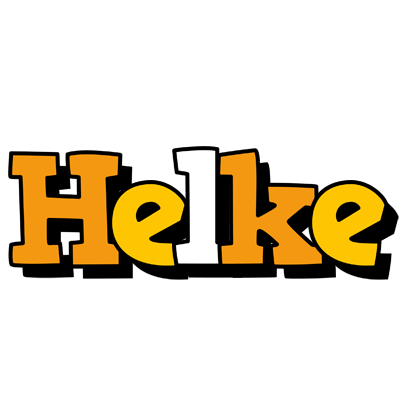 Helke cartoon logo